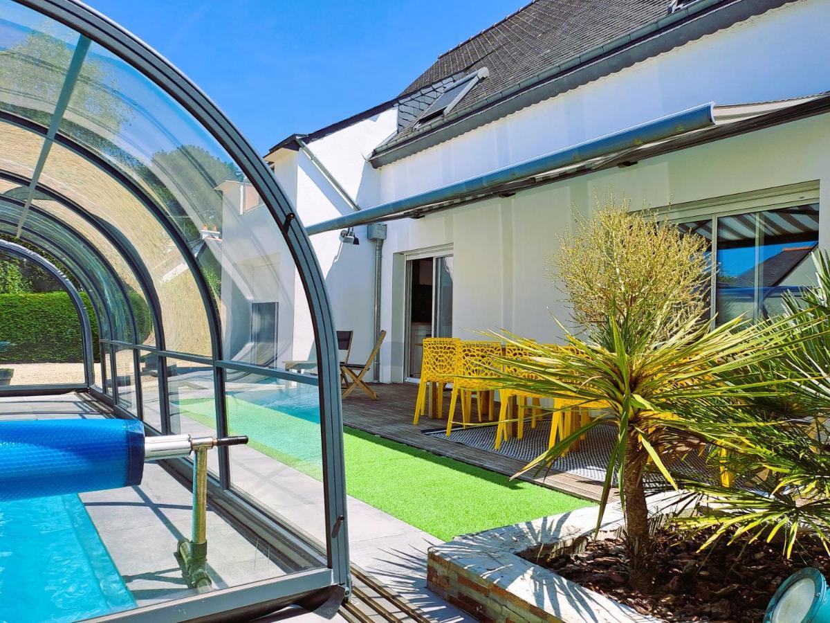Villa bord de mer avec piscine et jacuzzi Pénestin Esterno foto